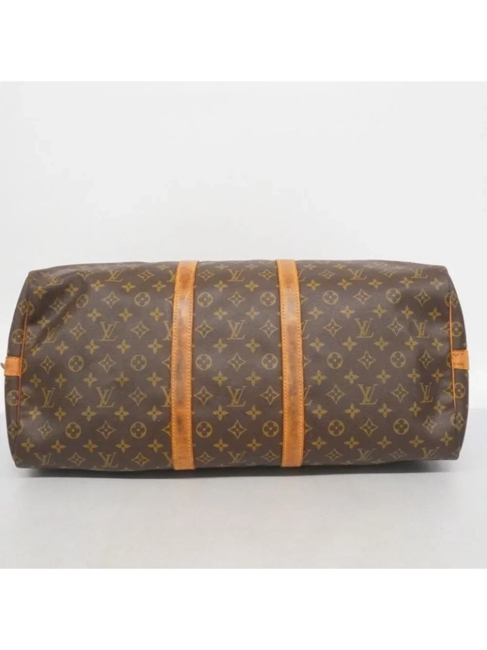 Louis Vuitton Boston Bag Monogram Keepall Bandouliere 55 Brown - Picture 3 of 10